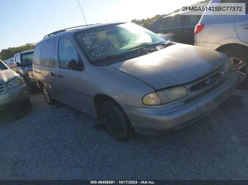 1995 Ford Windstar Wagon VIN: 2FMDA5142SBC77372 Lot: 40458891