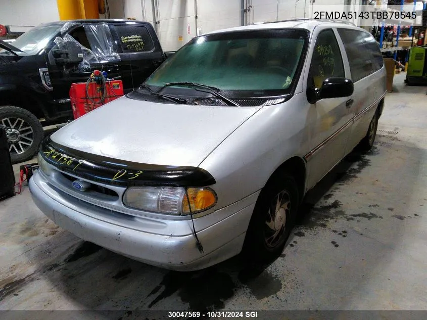 1996 Ford Windstar Wagon VIN: 2FMDA5143TBB78545 Lot: 30047569