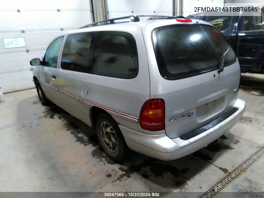 1996 Ford Windstar Wagon VIN: 2FMDA5143TBB78545 Lot: 30047569