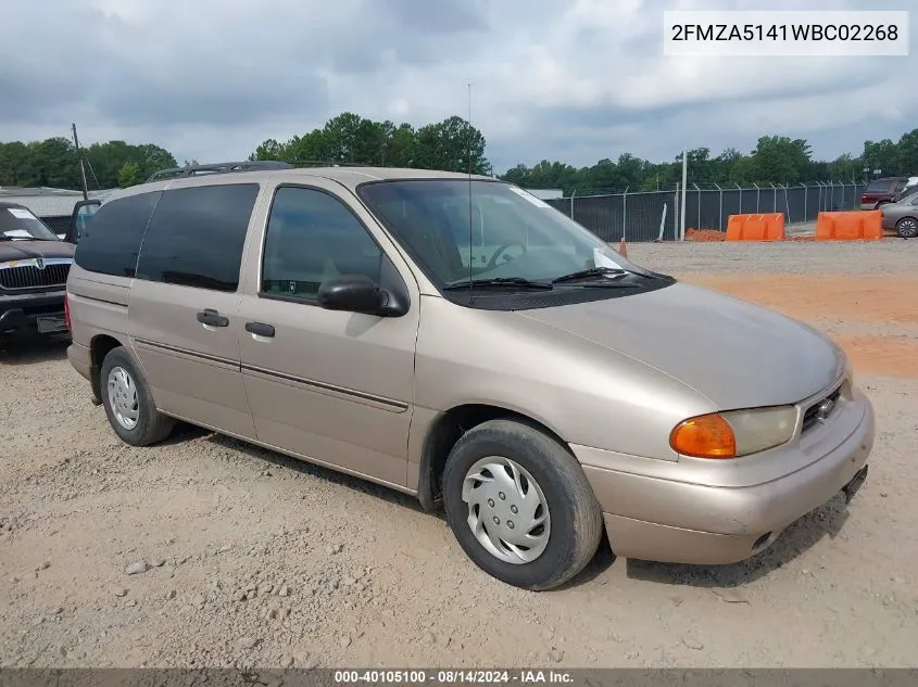 1998 Ford Windstar Gl/Limited/Lx VIN: 2FMZA5141WBC02268 Lot: 40105100