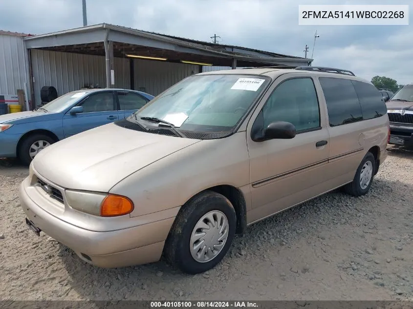 1998 Ford Windstar Gl/Limited/Lx VIN: 2FMZA5141WBC02268 Lot: 40105100