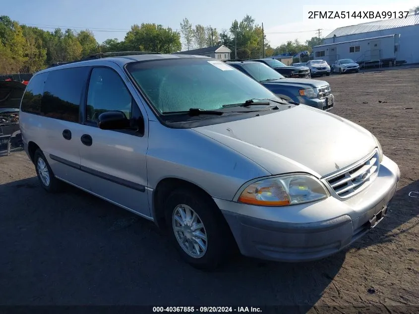 1999 Ford Windstar Lx VIN: 2FMZA5144XBA99137 Lot: 40367855