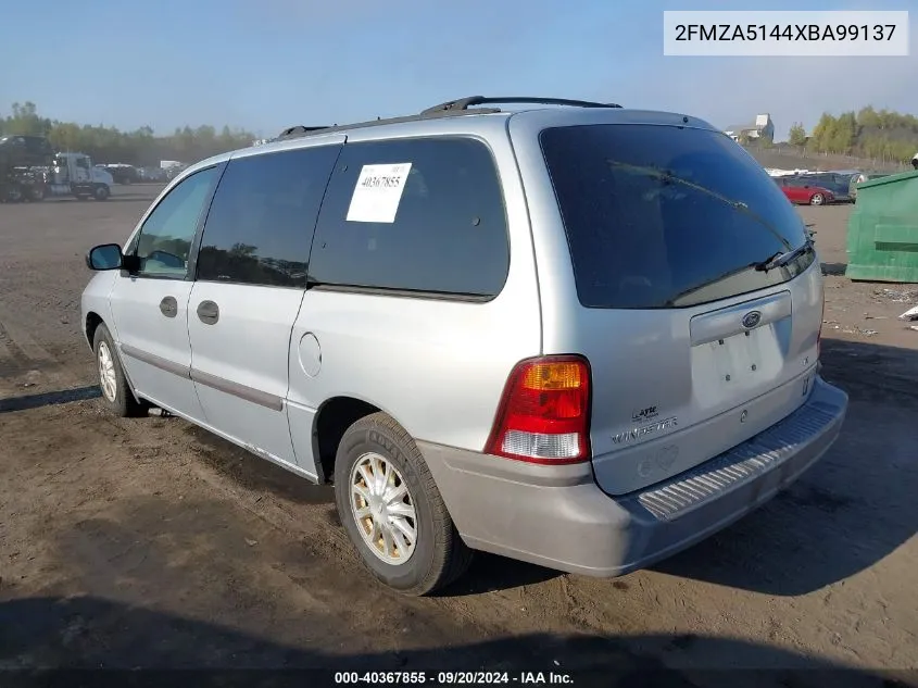 1999 Ford Windstar Lx VIN: 2FMZA5144XBA99137 Lot: 40367855