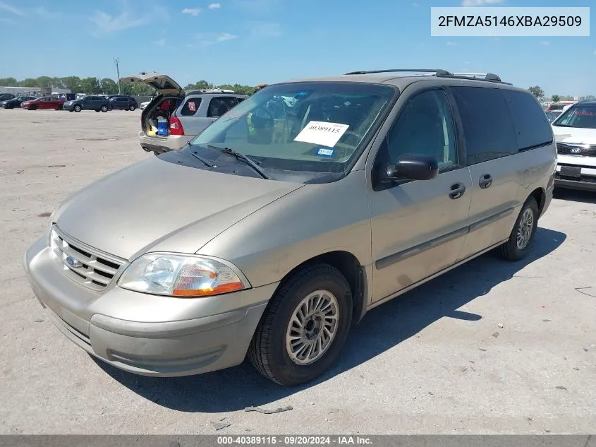 1999 Ford Windstar Lx VIN: 2FMZA5146XBA29509 Lot: 40389115