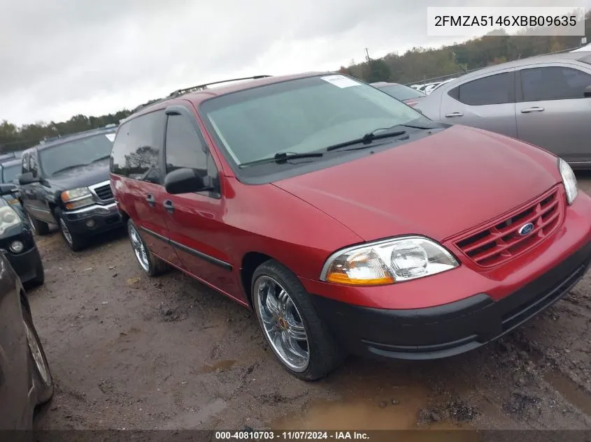 1999 Ford Windstar Lx VIN: 2FMZA5146XBB09635 Lot: 40810703