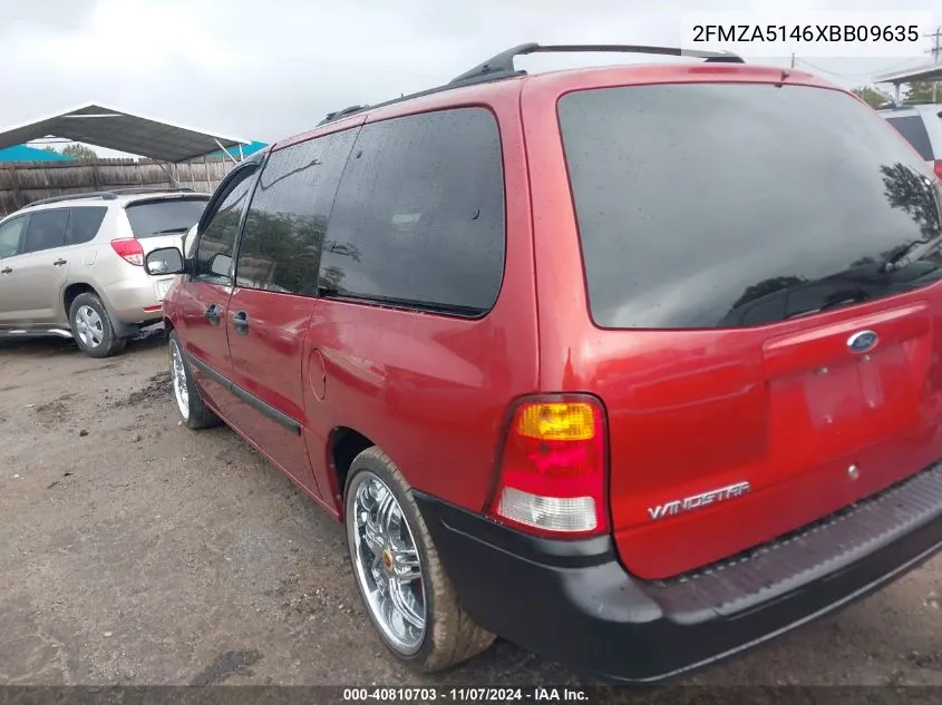 1999 Ford Windstar Lx VIN: 2FMZA5146XBB09635 Lot: 40810703