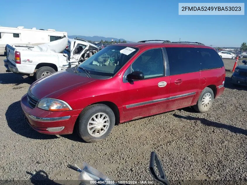 2000 Ford Windstar Se VIN: 2FMDA5249YBA53023 Lot: 40472855