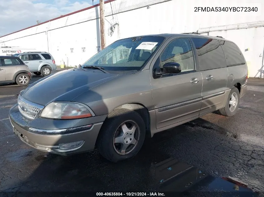 2FMDA5340YBC72340 2000 Ford Windstar Limited/Sel