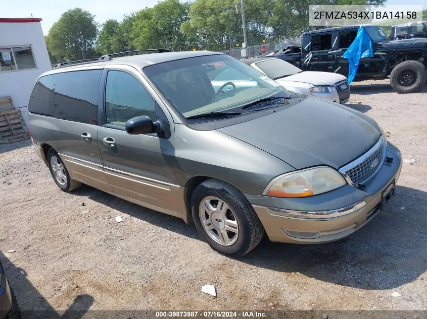 2001 Ford Windstar Sel VIN: 2FMZA534X1BA14158 Lot: 39873987