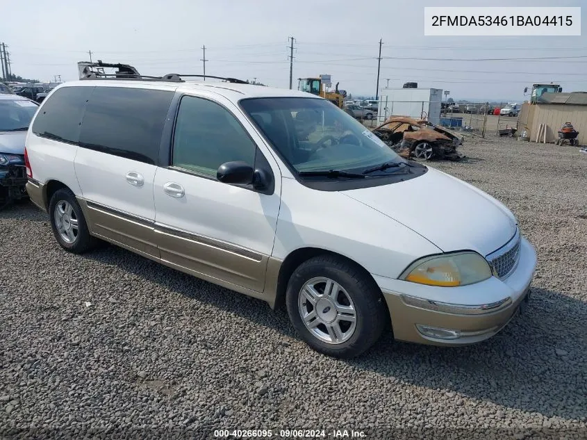 2FMDA53461BA04415 2001 Ford Windstar Sel