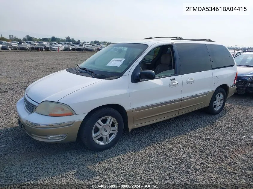 2FMDA53461BA04415 2001 Ford Windstar Sel