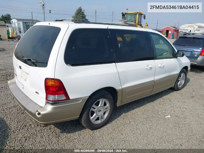 2001 Ford Windstar Sel VIN: 2FMDA53461BA04415 Lot: 40266095