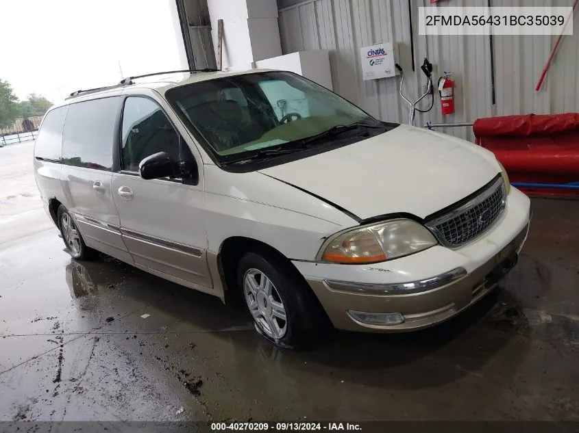 2001 Ford Windstar VIN: 2FMDA56431BC35039 Lot: 40270209