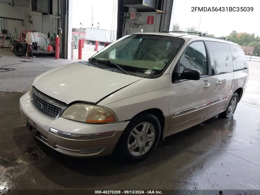 2FMDA56431BC35039 2001 Ford Windstar