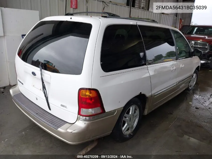 2FMDA56431BC35039 2001 Ford Windstar