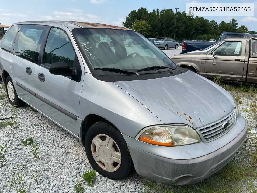 2FMZA50451BA52465 2001 Ford Windstar Lx