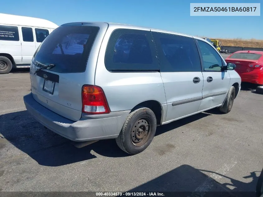 2001 Ford Windstar Lx VIN: 2FMZA50461BA60817 Lot: 40334573