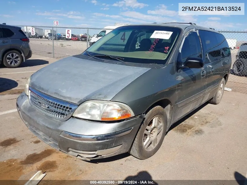 2001 Ford Windstar Se VIN: 2FMZA52421BA13524 Lot: 40392580