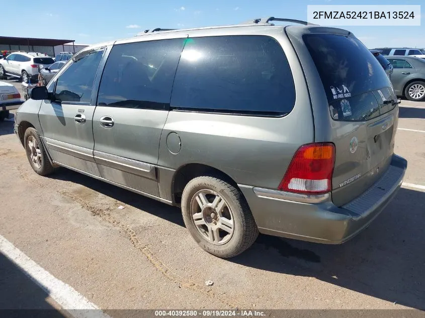 2001 Ford Windstar Se VIN: 2FMZA52421BA13524 Lot: 40392580