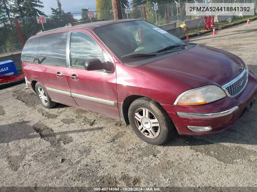 2001 Ford Windstar Se VIN: 2FMZA524418841392 Lot: 40714364