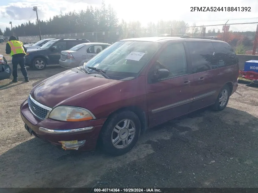 2001 Ford Windstar Se VIN: 2FMZA524418841392 Lot: 40714364