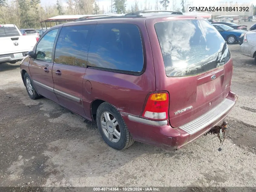 2001 Ford Windstar Se VIN: 2FMZA524418841392 Lot: 40714364