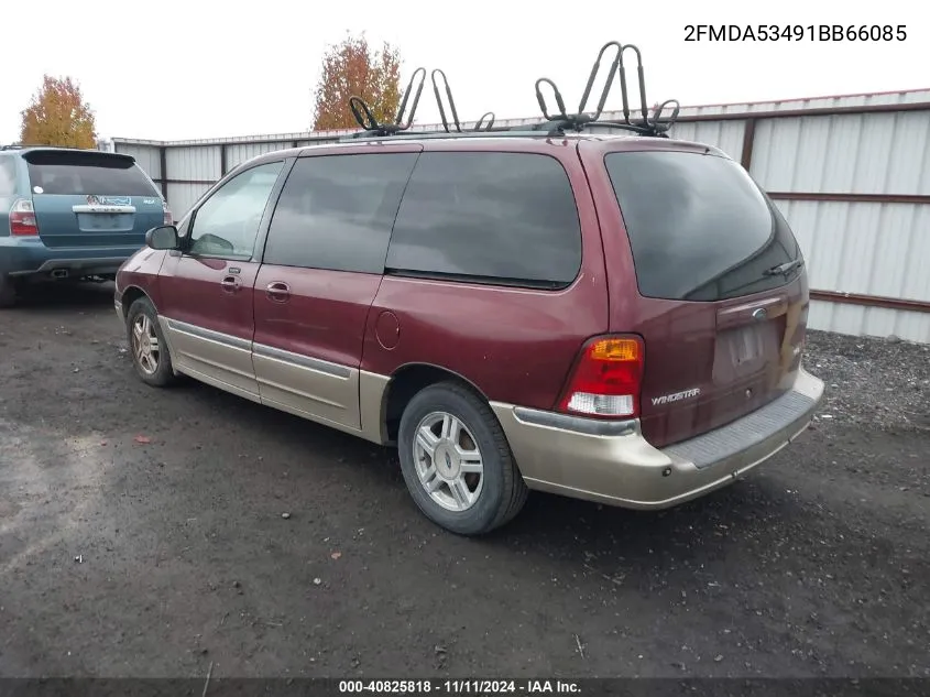 2001 Ford Windstar Sel VIN: 2FMDA53491BB66085 Lot: 40825818