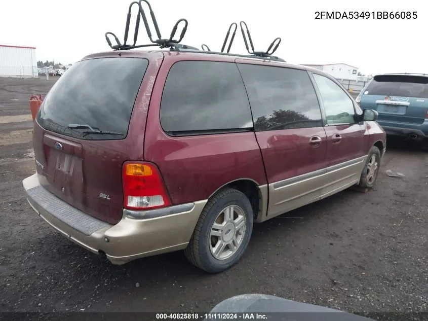 2001 Ford Windstar Sel VIN: 2FMDA53491BB66085 Lot: 40825818