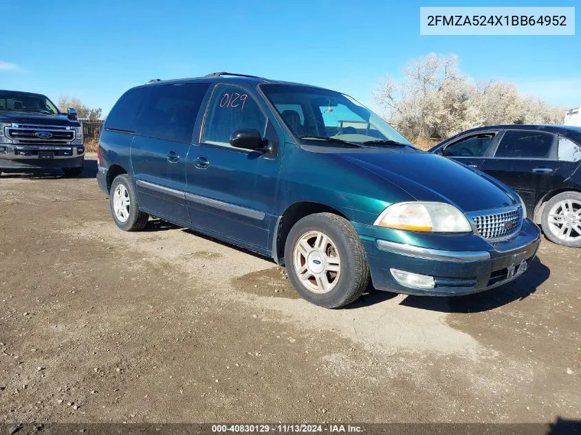 2FMZA524X1BB64952 2001 Ford Windstar Se