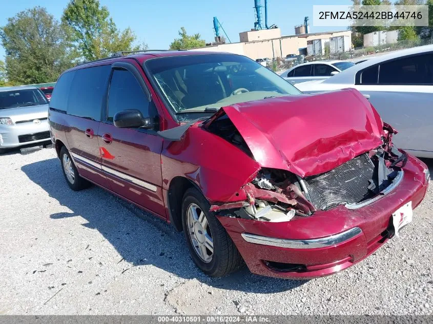 2002 Ford Windstar Se VIN: 2FMZA52442BB44746 Lot: 40310501