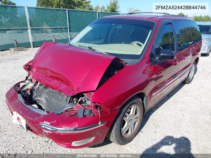 2002 Ford Windstar Se VIN: 2FMZA52442BB44746 Lot: 40310501