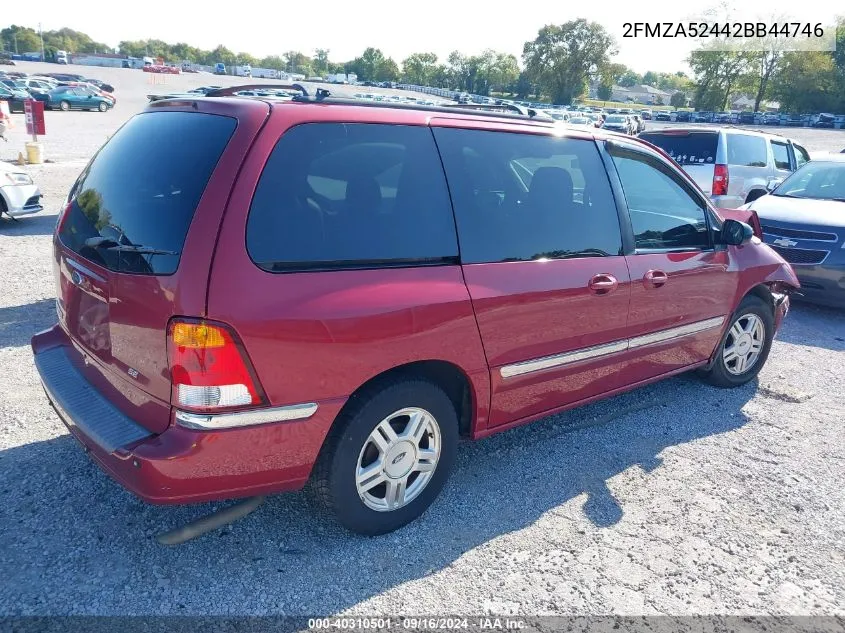 2002 Ford Windstar Se VIN: 2FMZA52442BB44746 Lot: 40310501