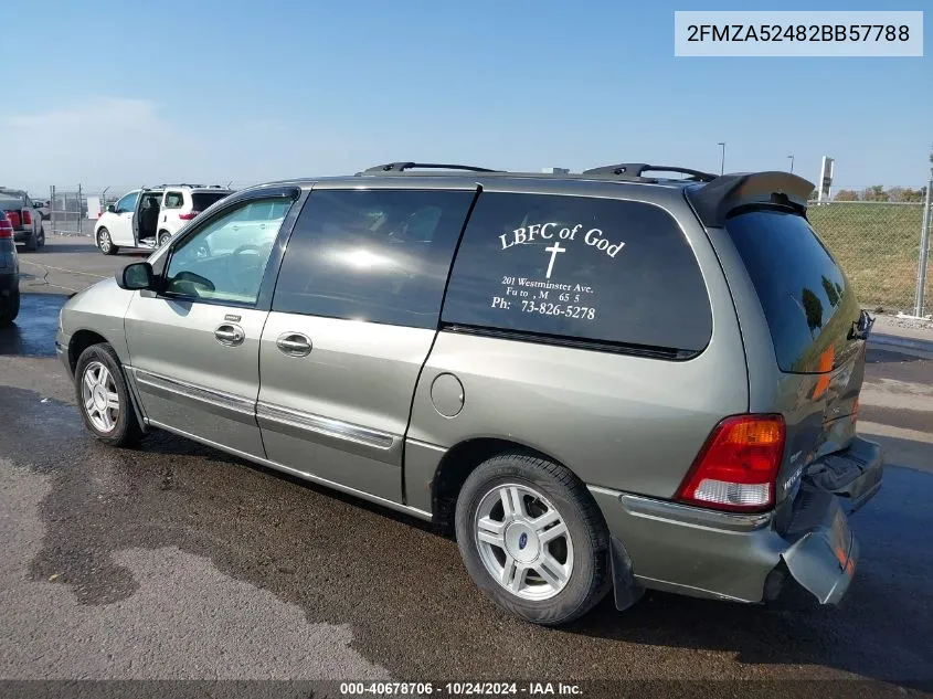 2002 Ford Windstar Se VIN: 2FMZA52482BB57788 Lot: 40678706