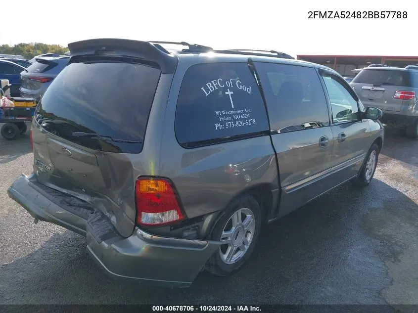 2002 Ford Windstar Se VIN: 2FMZA52482BB57788 Lot: 40678706