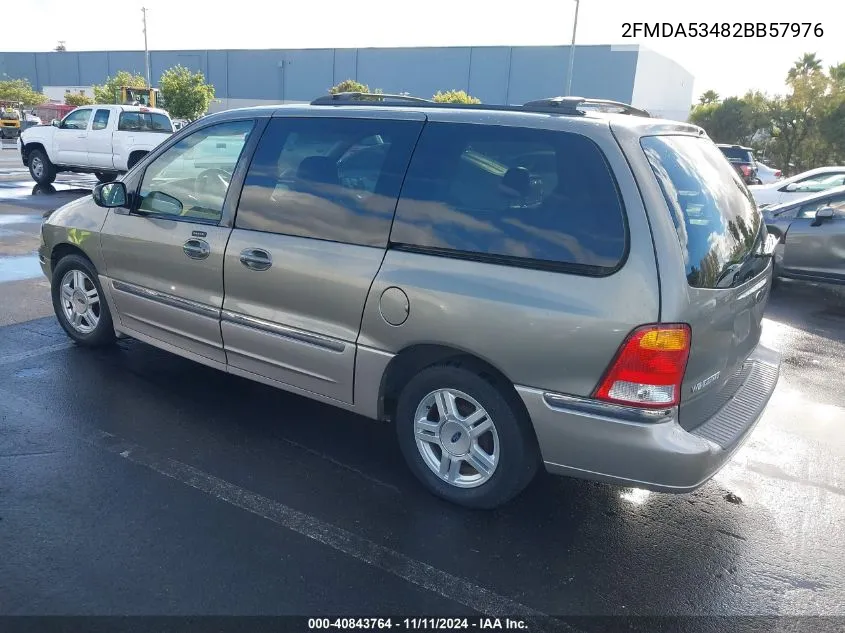 2002 Ford Windstar Sel VIN: 2FMDA53482BB57976 Lot: 40843764