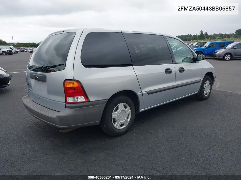 2003 Ford Windstar Standard VIN: 2FMZA50443BB06857 Lot: 40360201