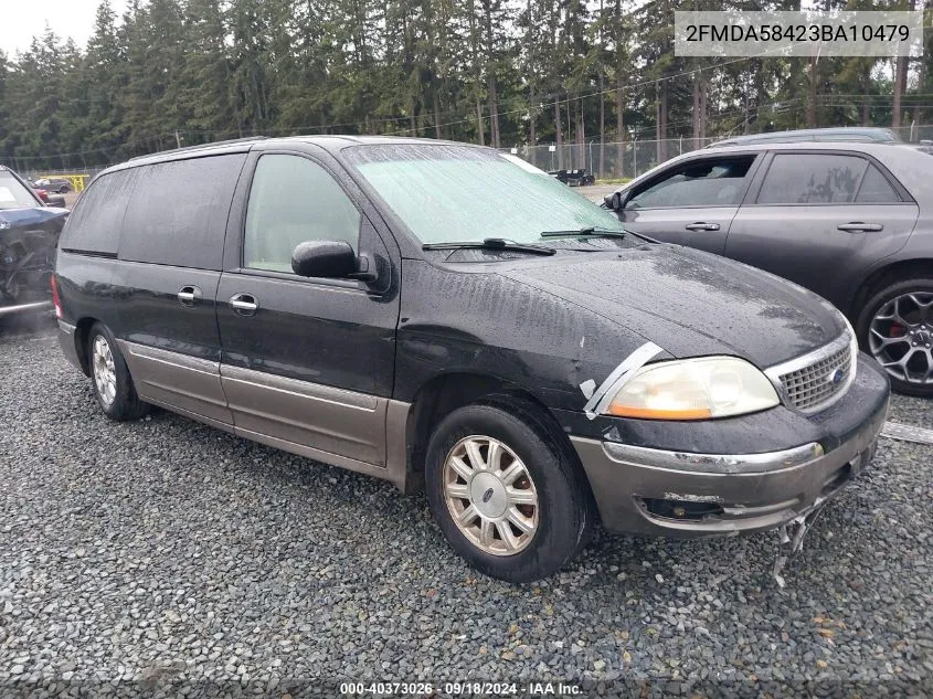 2003 Ford Windstar Limited VIN: 2FMDA58423BA10479 Lot: 40373026