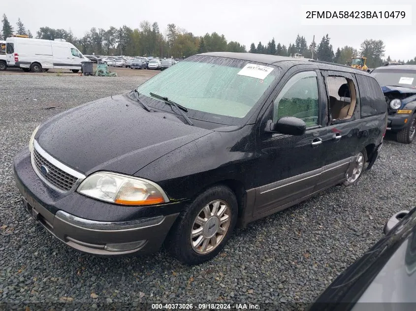 2003 Ford Windstar Limited VIN: 2FMDA58423BA10479 Lot: 40373026