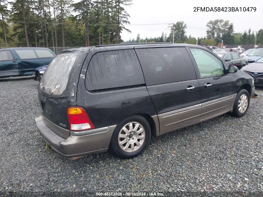 2003 Ford Windstar Limited VIN: 2FMDA58423BA10479 Lot: 40373026