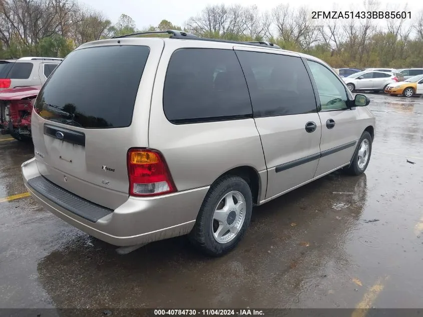 2003 Ford Windstar Lx VIN: 2FMZA51433BB85601 Lot: 40784730