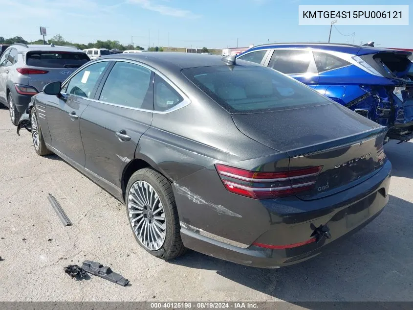 2023 Genesis Electrified G80 VIN: KMTGE4S15PU006121 Lot: 40125198