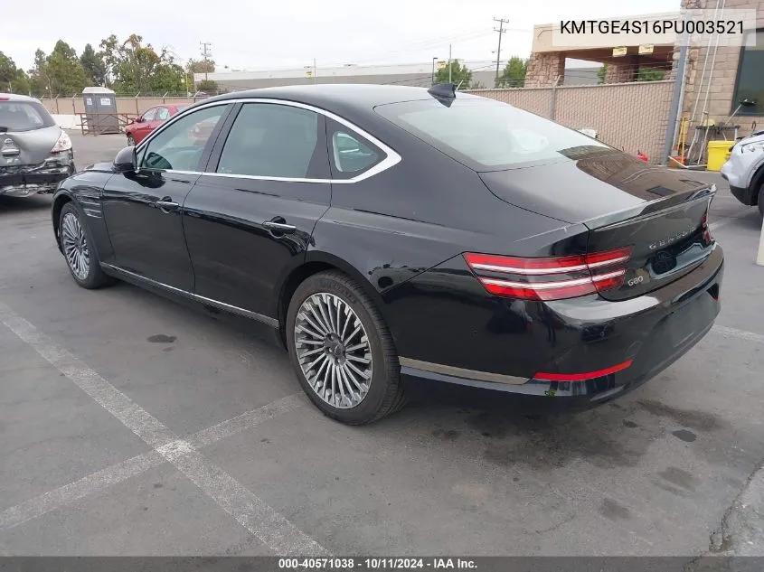 2023 Genesis Electrified G80 VIN: KMTGE4S16PU003521 Lot: 40571038