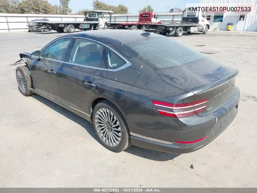 2023 Genesis Electrified G80 VIN: KMTGE4S10PU007533 Lot: 40722582