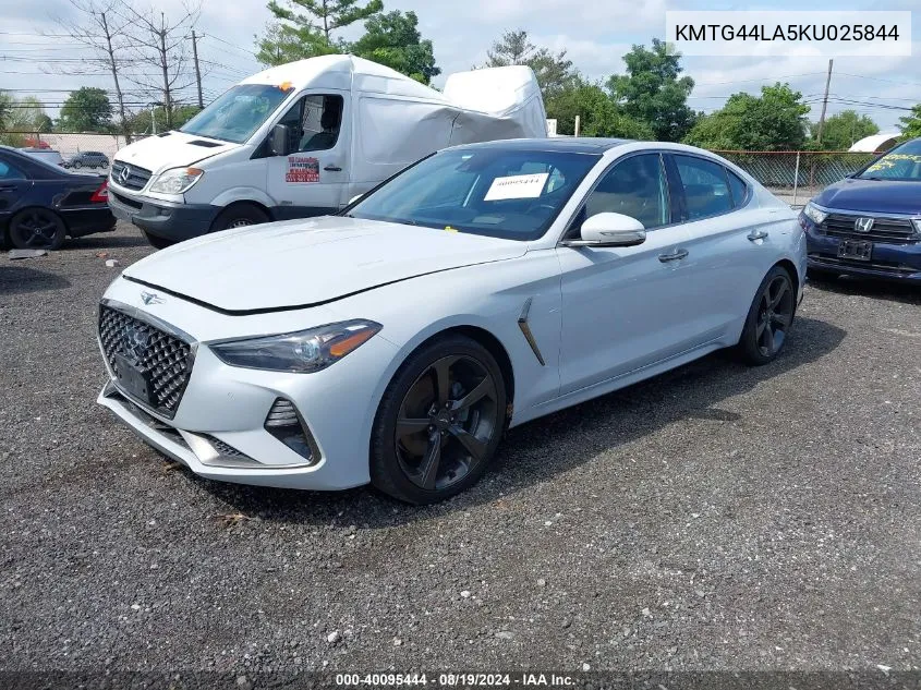 2019 Genesis G70 2.0T Advanced VIN: KMTG44LA5KU025844 Lot: 40095444