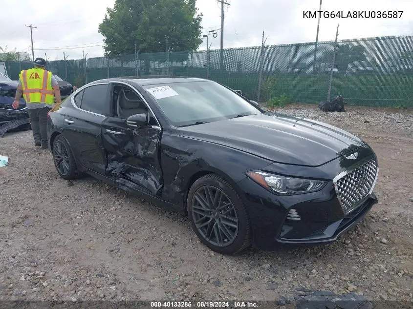 2019 Genesis G70 2.0T Advanced VIN: KMTG64LA8KU036587 Lot: 40133285