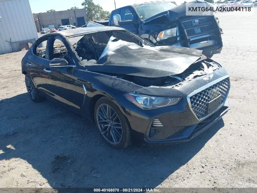 2019 Genesis G70 2.0T Advanced VIN: KMTG64LA2KU044118 Lot: 40168070