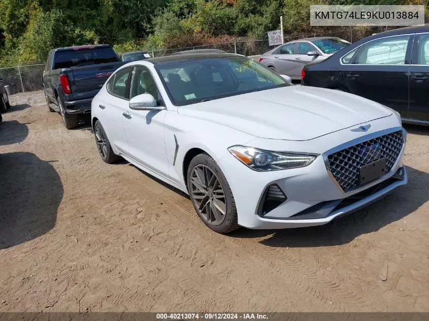 KMTG74LE9KU013884 2019 Genesis G70