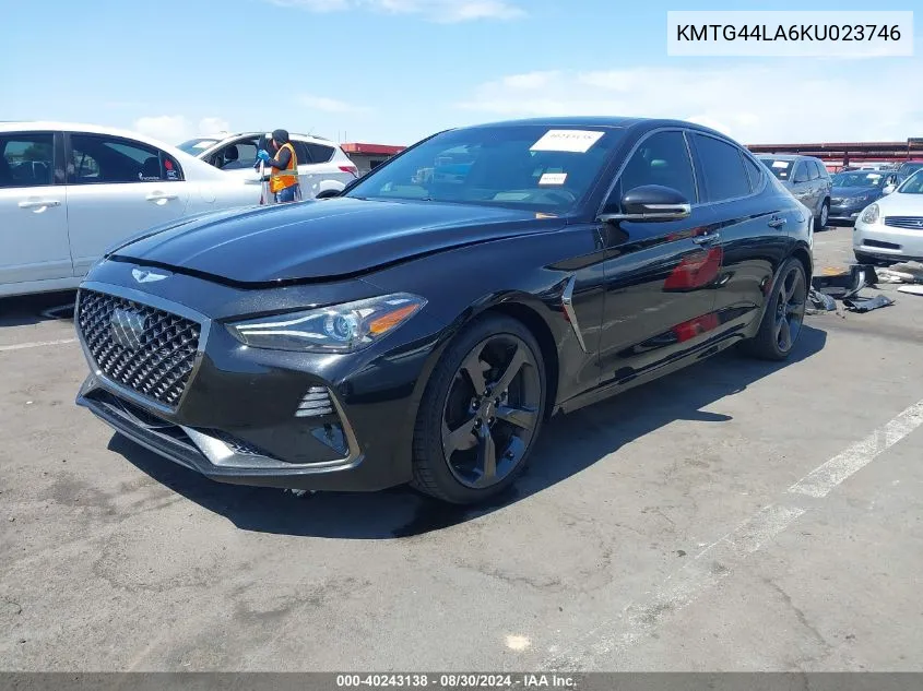 KMTG44LA6KU023746 2019 Genesis G70 2.0T Advanced