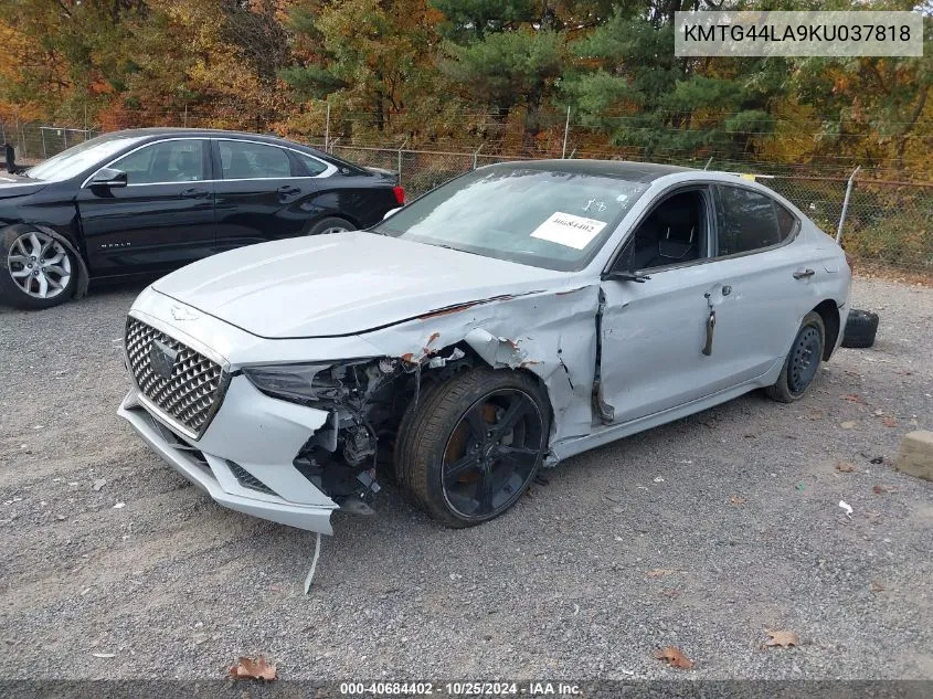 2019 Genesis G70 2.0T Advanced VIN: KMTG44LA9KU037818 Lot: 40684402