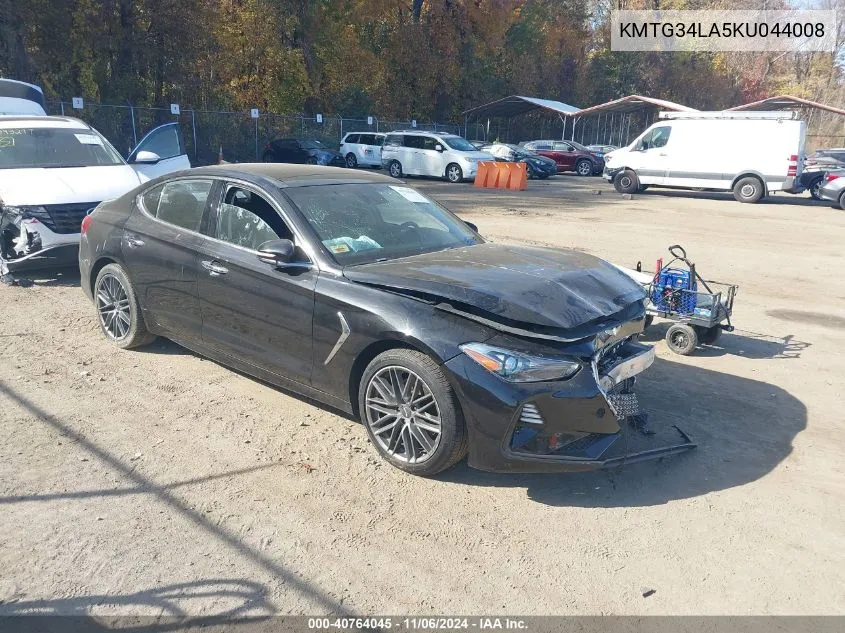 2019 Genesis G70 2.0T Advanced VIN: KMTG34LA5KU044008 Lot: 40764045